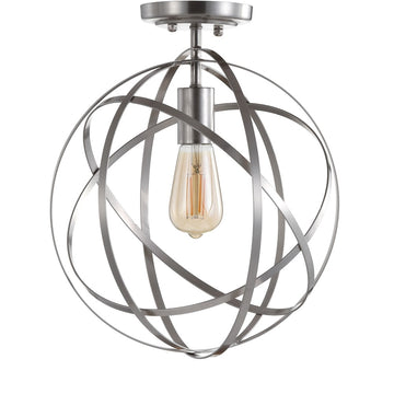 Alma 13" Metal LED Flush Mount - JONATHAN Y
